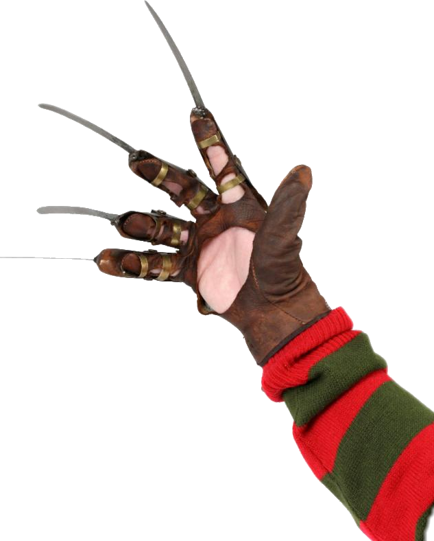 Freddykrueger Sticker - Neca Freddy Glove Prop Replica From Nightmare (633x788), Png Download