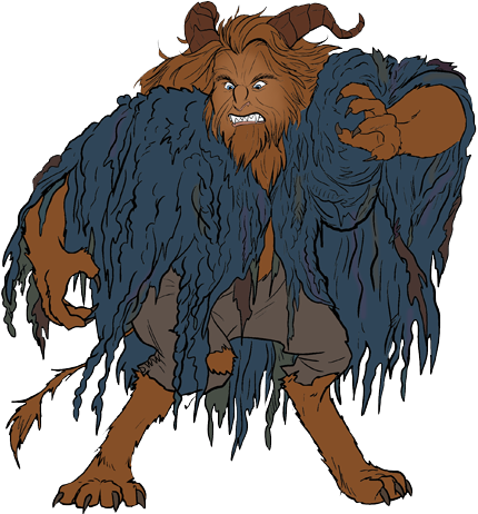 Belle Beast Belle - Art (430x462), Png Download