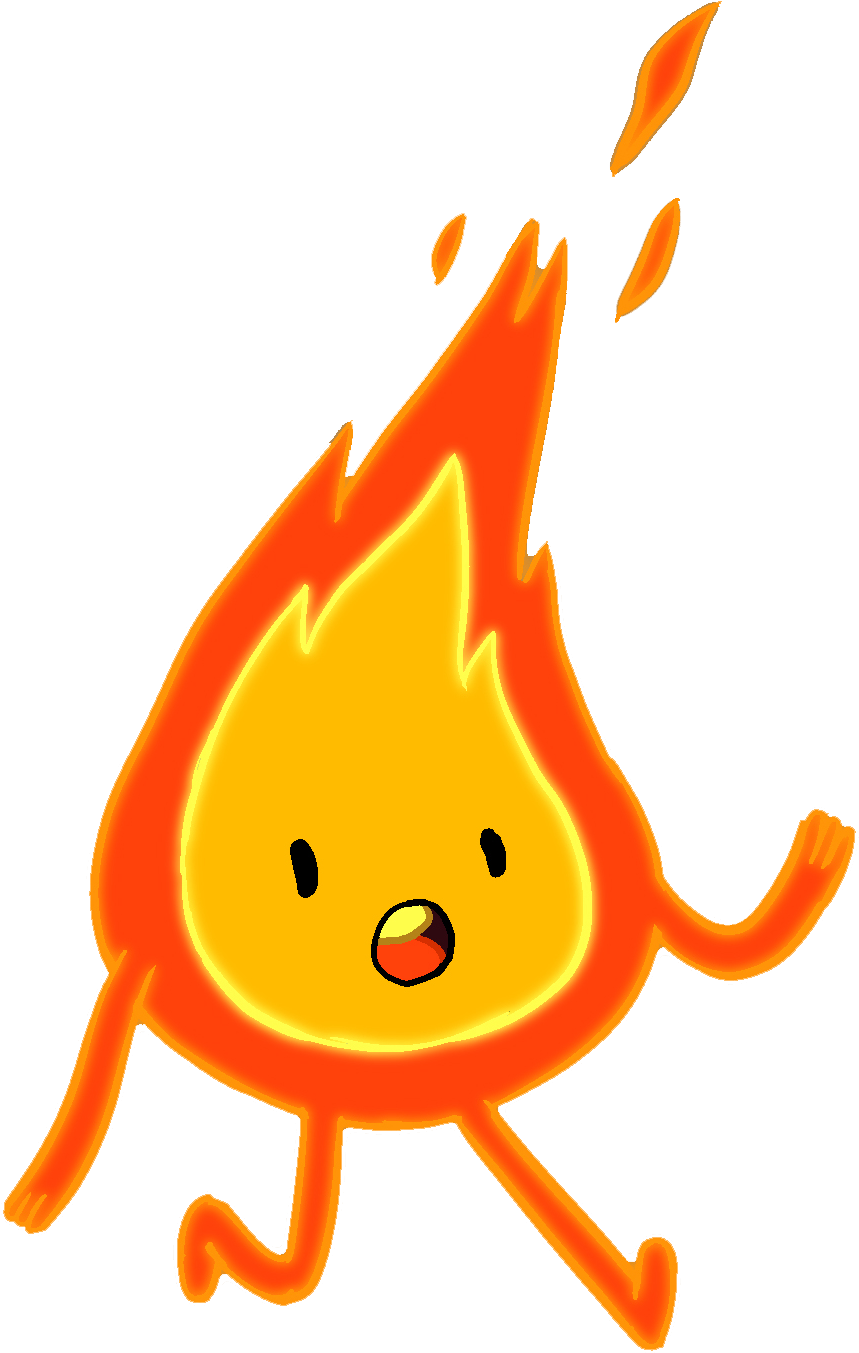 Flame Person - Adventure Time Flame Person (868x1364), Png Download