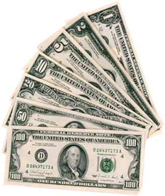 Money - American One Hundred Dollar Bill (337x400), Png Download