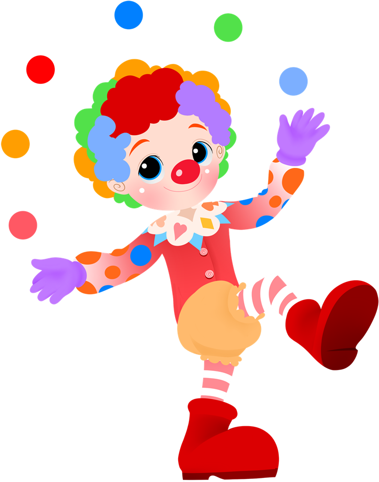Clown Png Transparent Image - Circus Clipart Png Clown (800x993), Png Download