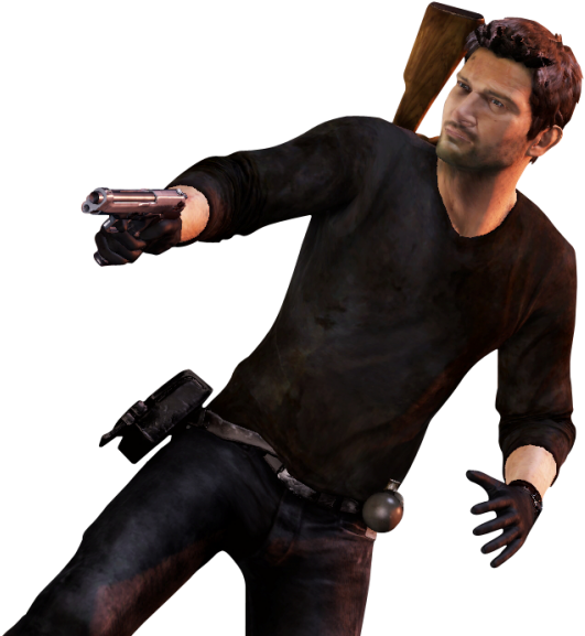 Nathan Drake Png Image - Nathan Drake Render Png (603x600), Png Download