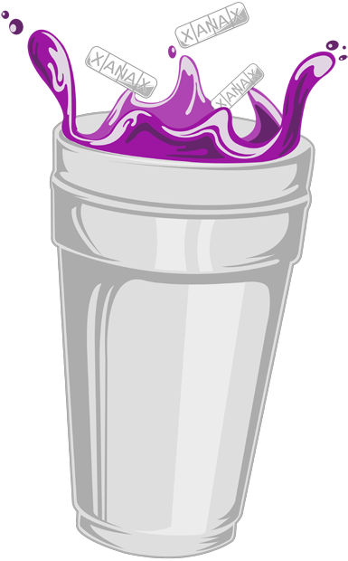 Purple Drank Desktop Wallpaper - Purple Drank Png (400x636), Png Download