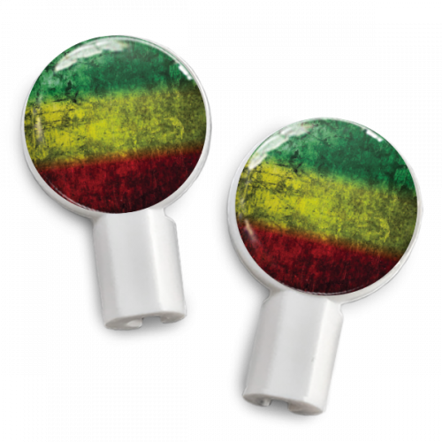 Deka Sounds Dekaslides Earbuds Combo Tri Heart + Watercolor (500x500), Png Download