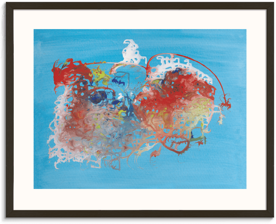 Brenda Meynell Heartbeat - Gerahmtes Leinwandbild „heartbeat“ Von Brenda Meynell, (900x900), Png Download