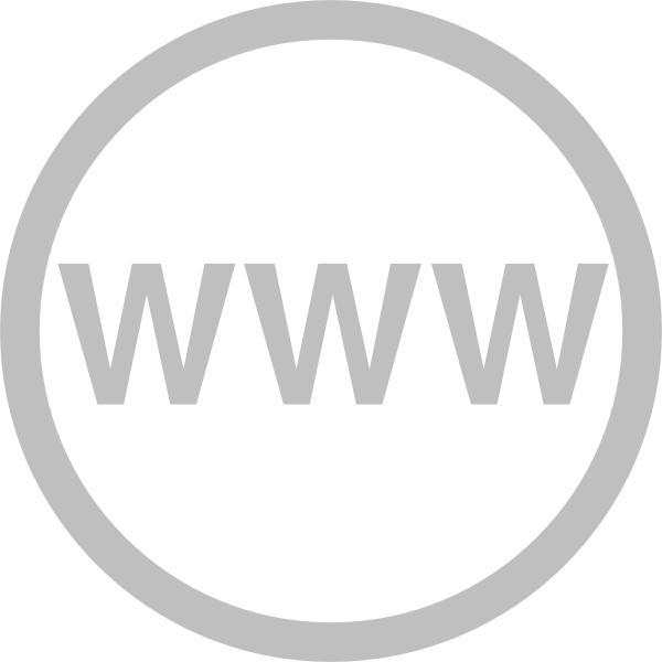Website Png Logo Clip Free Download - Website Logo Png White (600x600), Png Download