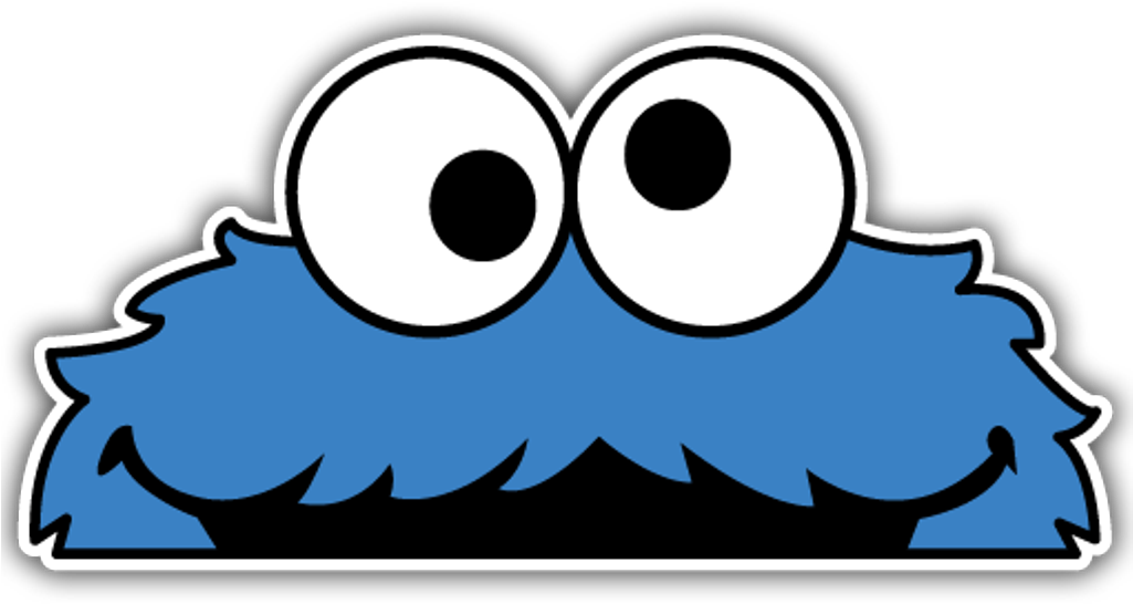 Buc - Cookie Monster Kitchen Aid Decal (510x510), Png Download