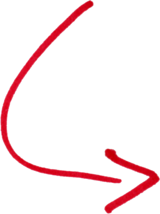 Curved Noft Traders Handdrawnredcurvedarrow - Curve Arrow Clip Art (324x432), Png Download