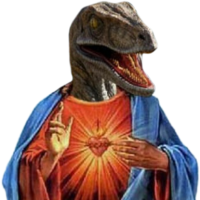 Raptor Jesus - Raptor Jesus Transparent (400x400), Png Download