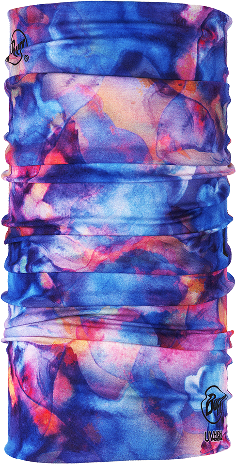 Shop Womens Multifunctional Headwear Uv Watercolor - Buff Uv Buff - Watercolor - One Size (490x980), Png Download