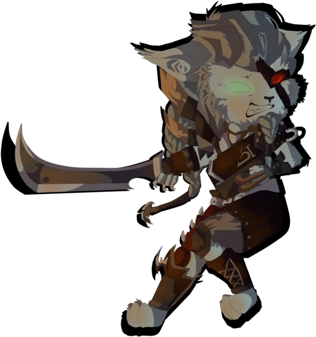 Clip Art From Of Legends Chibi By Pikachugod On - League Of Legends Rengar Png (979x816), Png Download