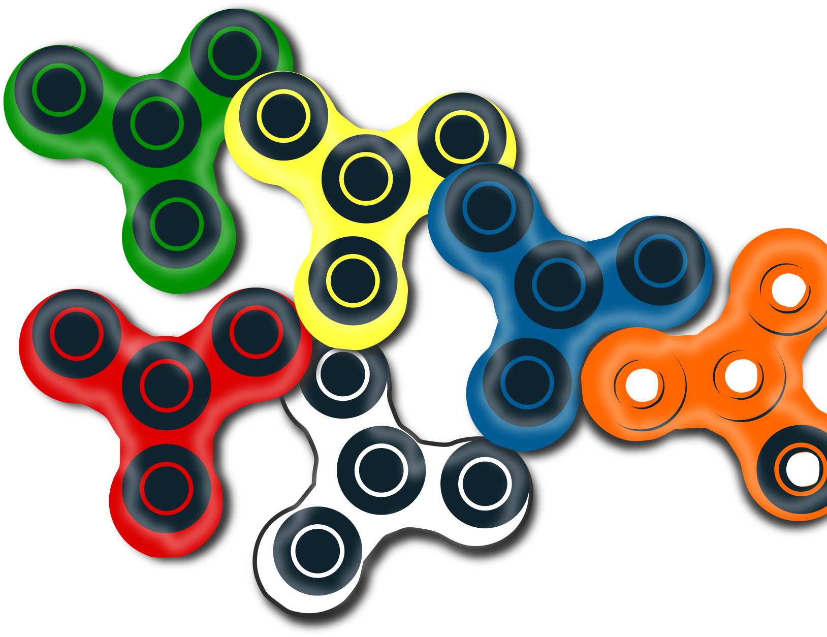This Free Icons Png Design Of Fidget Spinner 3d (1697x2400), Png Download