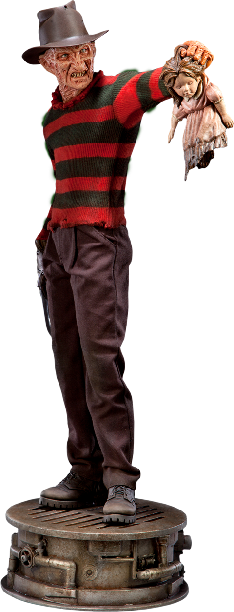 Freddy Krueger Premium Format™ Figure - Nightmare On Elm Street - Freddy Krueger [premium Format (480x1254), Png Download