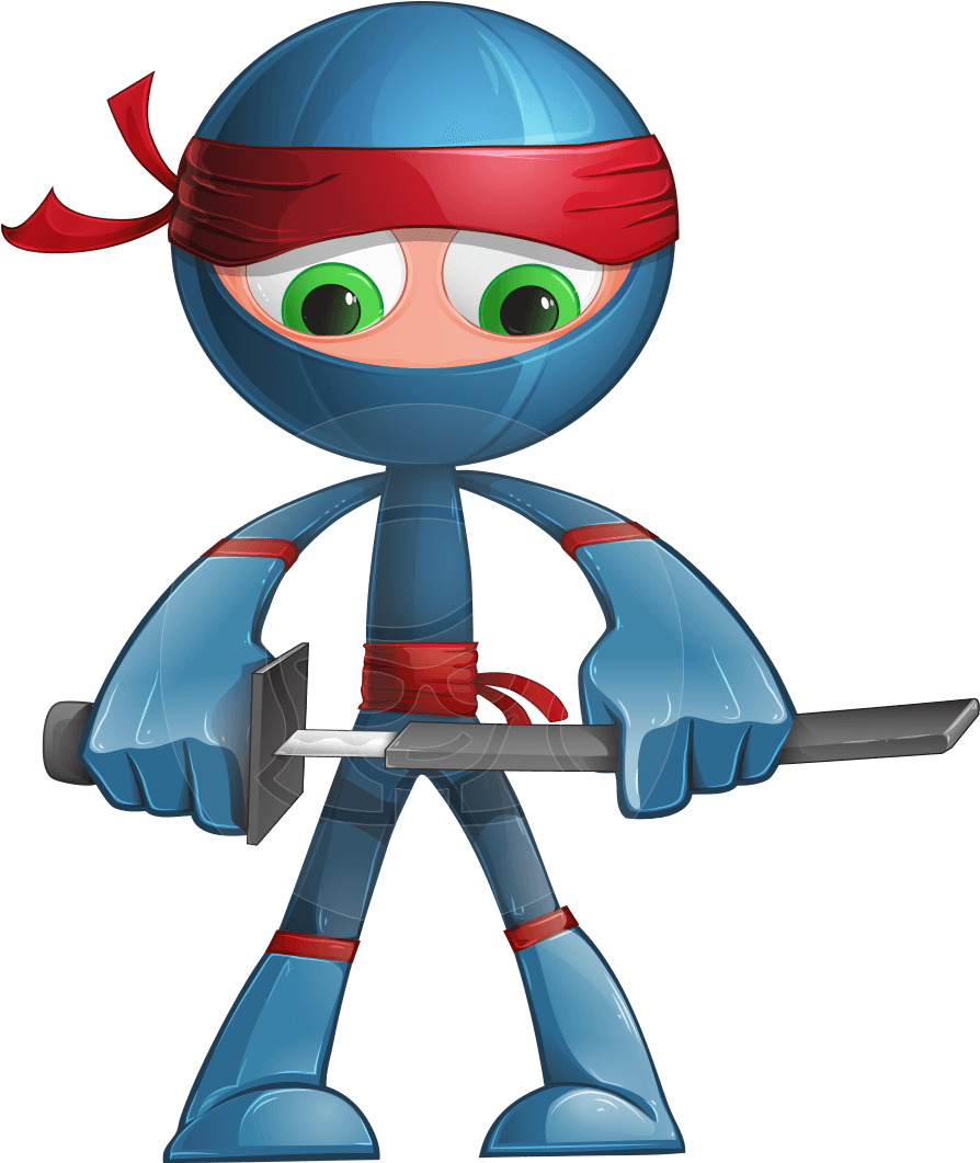 Sachi The Flexible Ninja - Ninja Sad (957x1060), Png Download