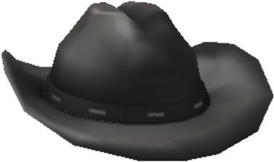 Download Cowboy Black Cowboy Hat Roblox Png Image With No