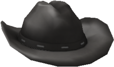 Cowboy - Black Cowboy Hat Roblox (420x420), Png Download