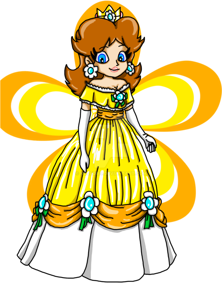 Daisys Wardrobe Flower Ball Gown By Kcjedi89 Super - Princess Daisy ...