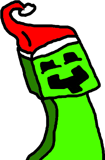 Minecraft Clipart At Getdrawings - Minecraft Christmas Creeper (800x600), Png Download