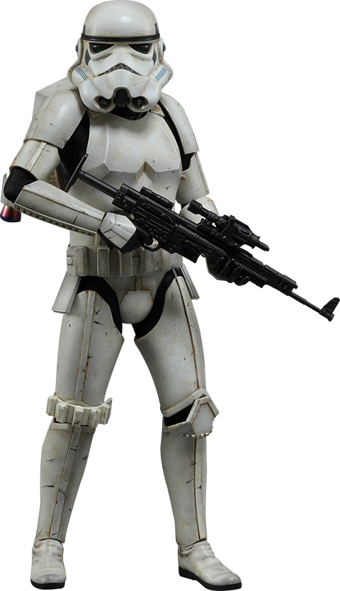 Star Wars Jumptrooper Sixth Scale Hot Toys Silo 902768 - Star Wars - Snowtrooper Deluxe Action Figure 1:6 Scale (480x835), Png Download