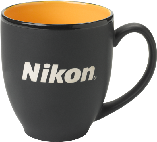 Ceramic Coffee Mug - Nikon Coolpix (700x595), Png Download