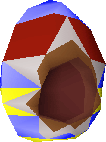Easter Egg Helm Detail - Triangle (352x472), Png Download