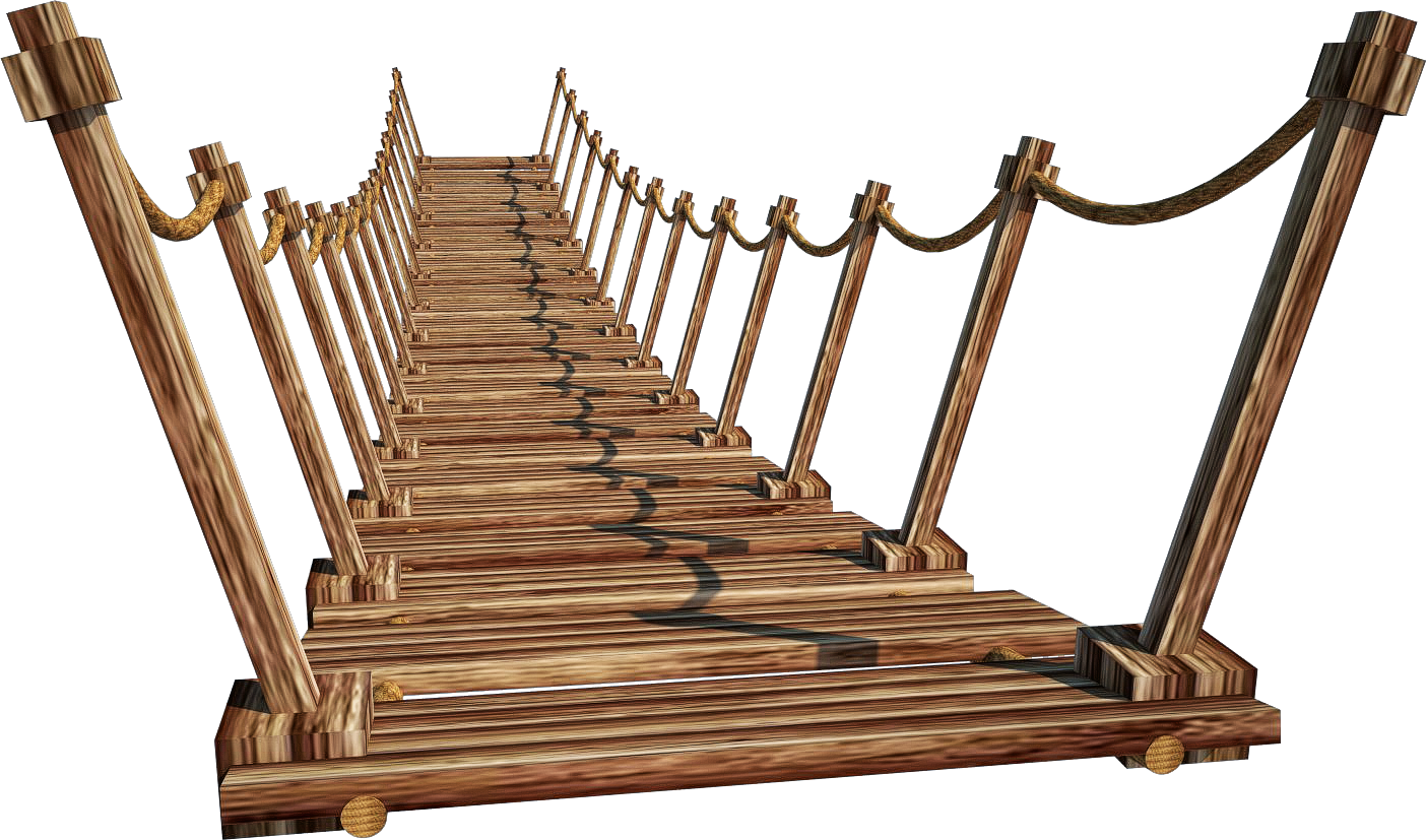 Bridge Png File - Wood Bridge Png (1024x603), Png Download