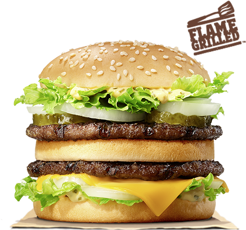 Burger King Big King Menü (500x540), Png Download