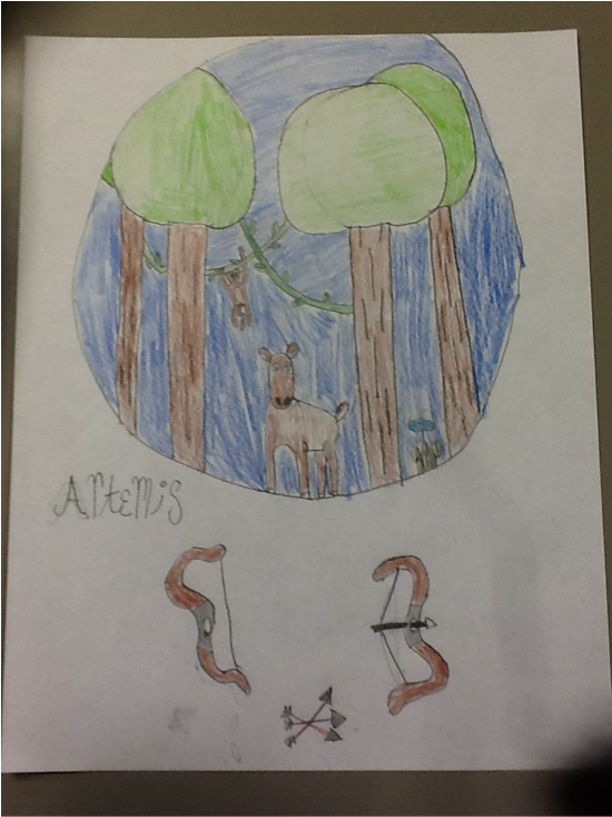 Artemis Project - Child Art (754x733), Png Download