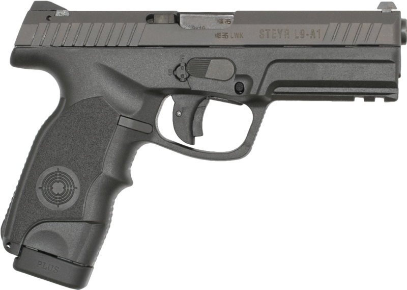 Steyr Pistol L9 A1 - Steyr L9 A1 (800x569), Png Download