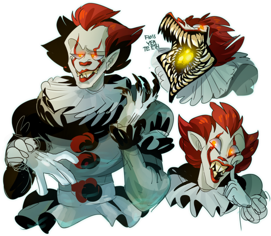Guess What Movie I Saw - Pennywise And Laughing Jack (951x840), Png Download
