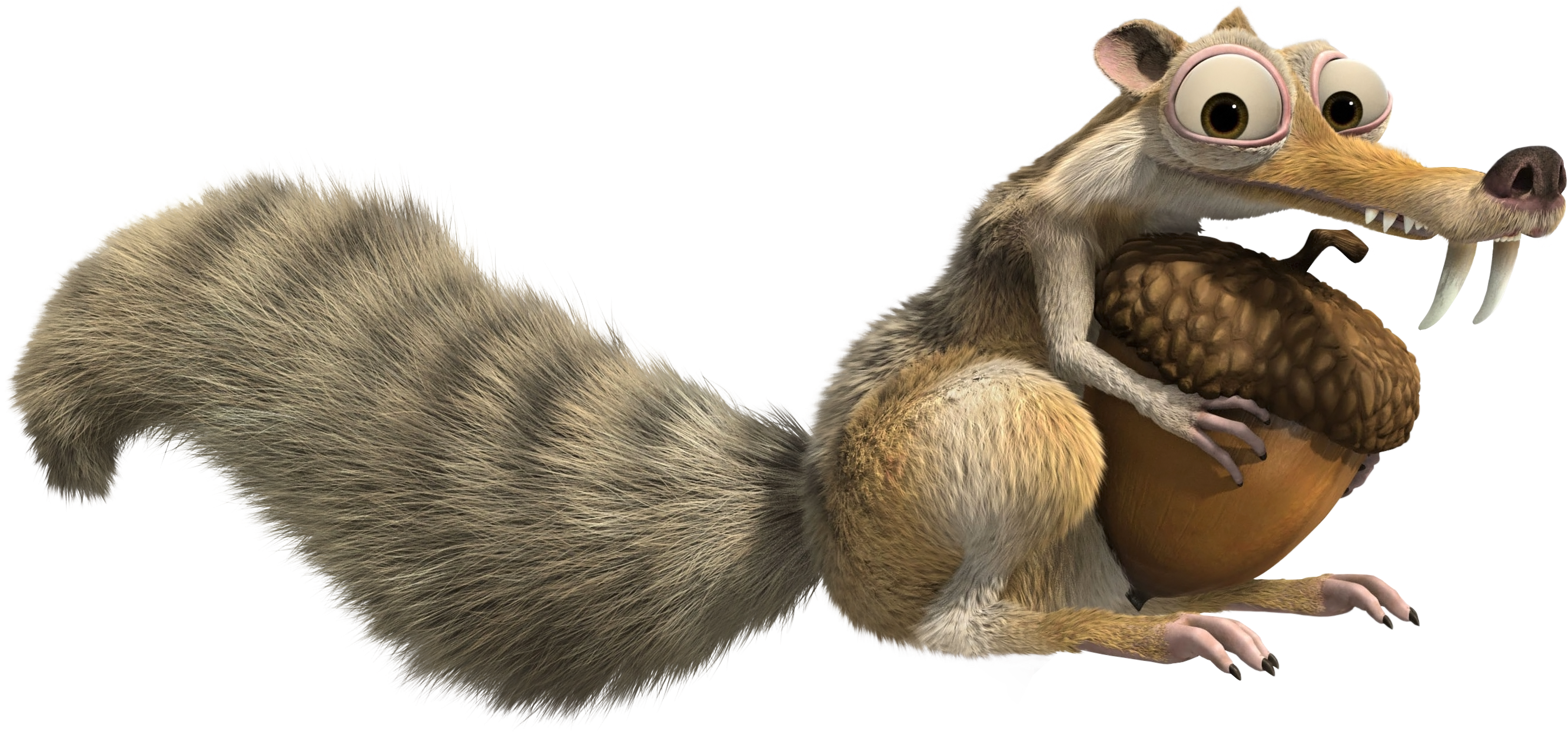 Scrat Ice Age Png (2709x1266), Png Download