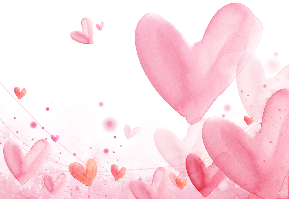 Falling Hearts Png (960x720), Png Download