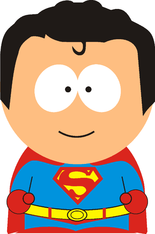 South Park Superman Png - Superman Southpark (503x758), Png Download