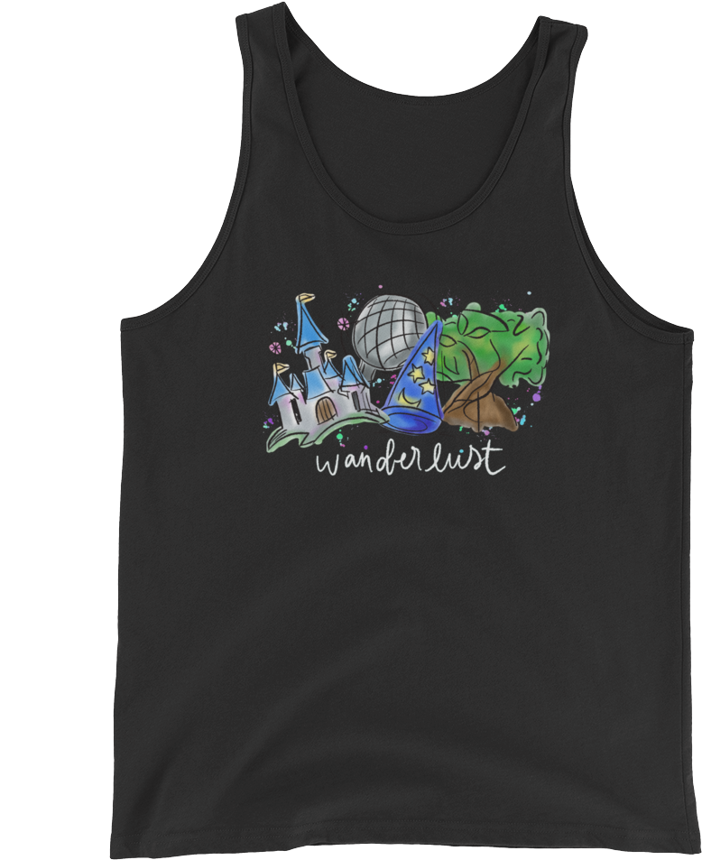 Life, Liberty, & Strong Coffee (black) Unisex Tank (1000x1000), Png Download