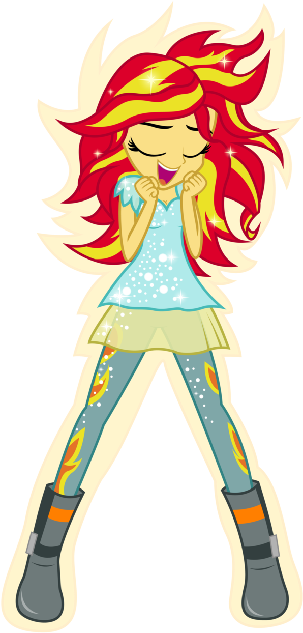 Equestria Girls Sunset Shimmer (632x1264), Png Download