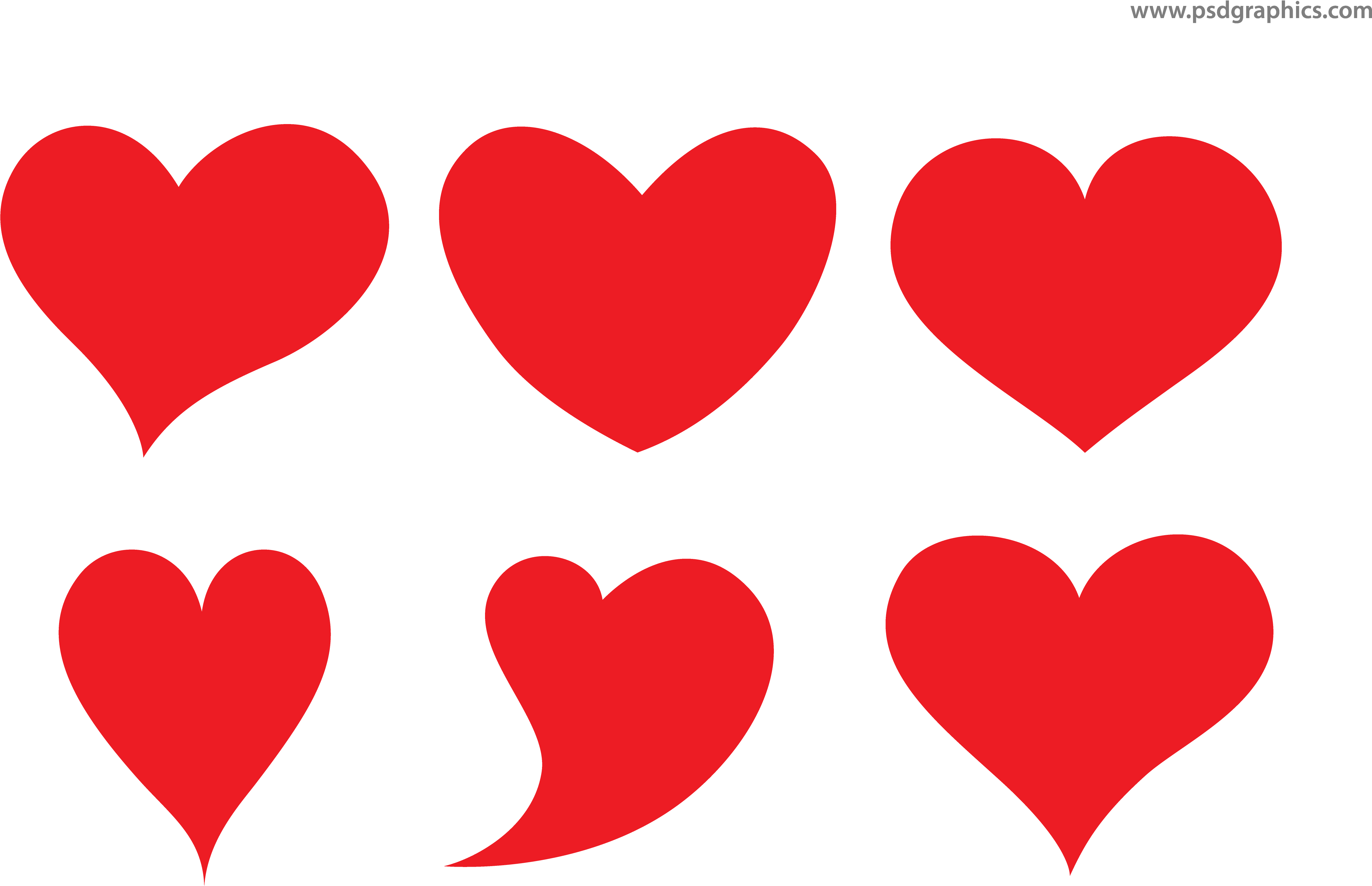 Download Vector Hearts Shapes Heart Shapes PNG Image with No