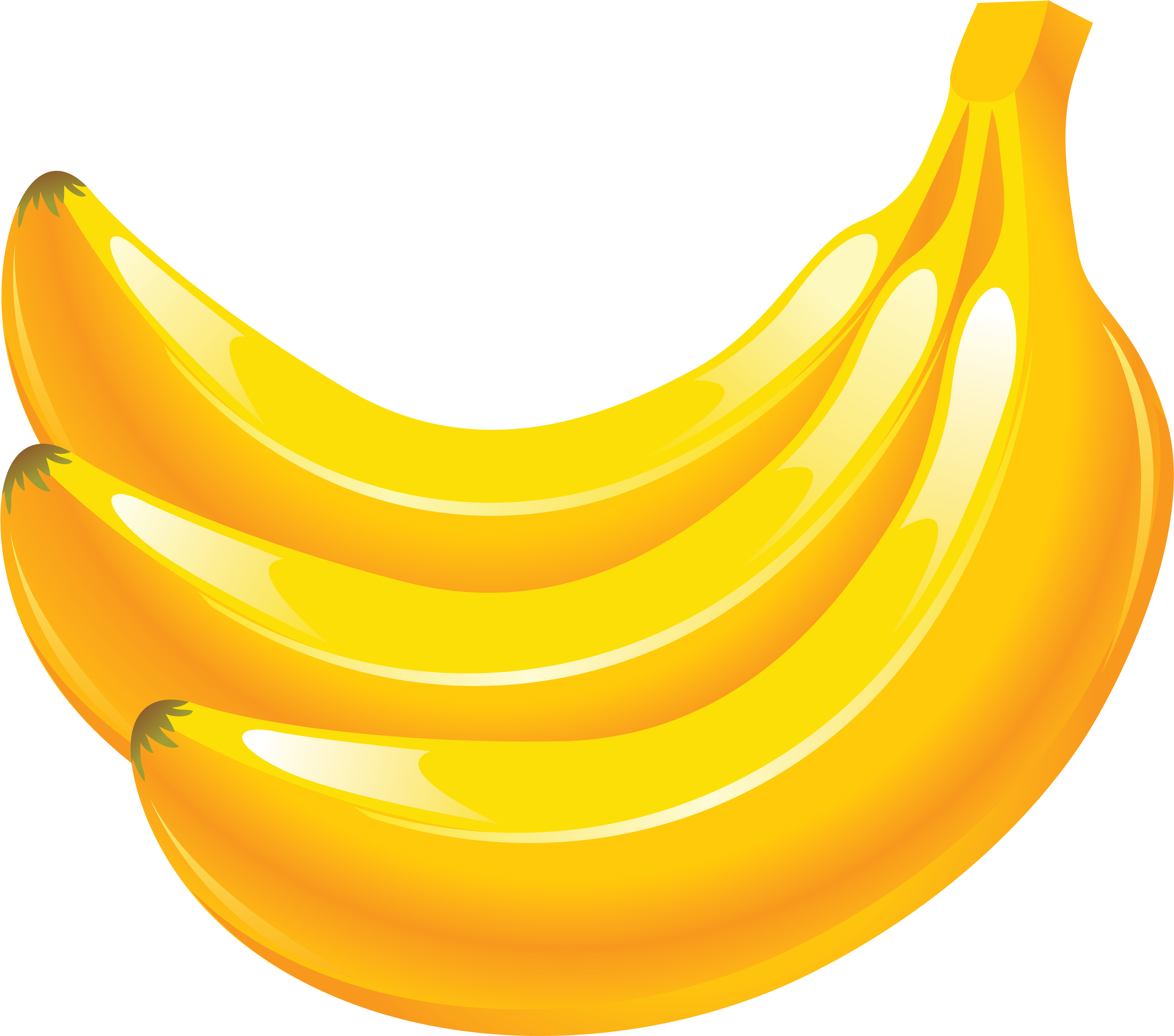 Banana Png (3989x3520), Png Download