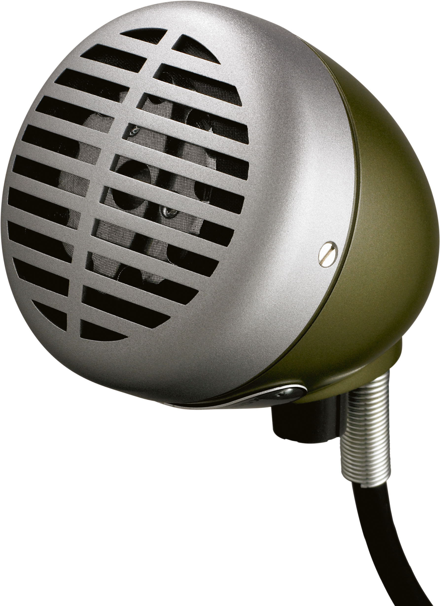 Shure 520dx - Green Bullet Microphone For Harmonica (3300x3000), Png Download