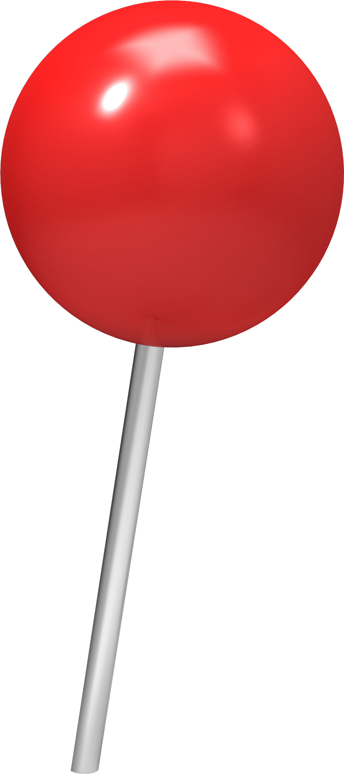 Pin Png Transparent - Red Push Pin Png (1791x3172), Png Download