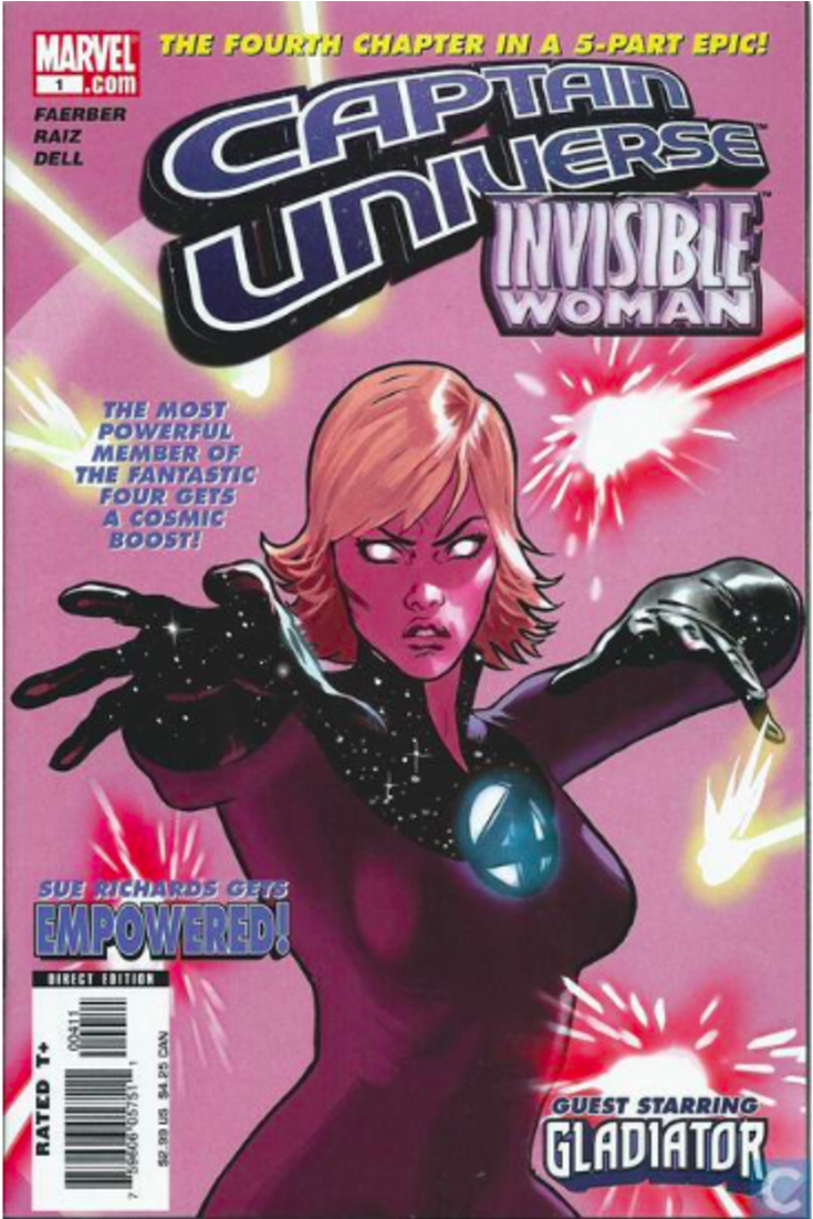 Finally, And Quite Possibly The Most Iconic Symbol - Captain Universe / Invisible Woman (1950x1100), Png Download