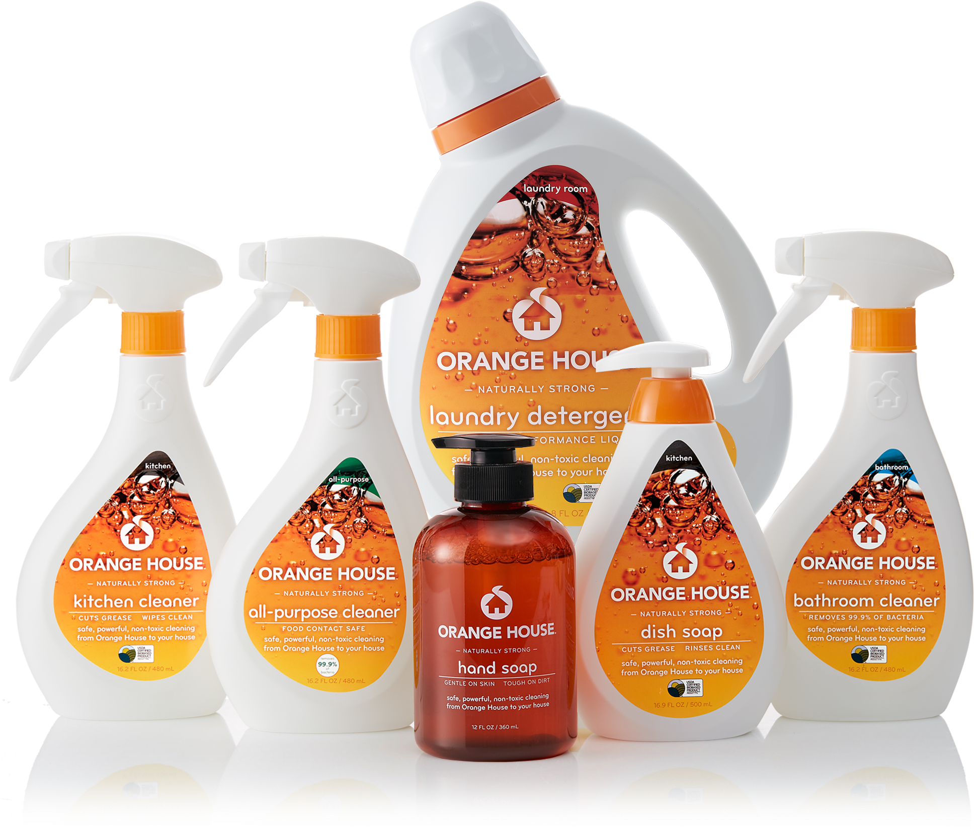 Orange House Liquid Transformation Kit - Orange House Liquid Laundry Detergent, 60.8 Fl. Oz. (2048x2048), Png Download