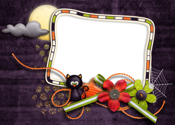 Cadre Halloween Png - Picture Frame (600x429), Png Download