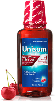 A Fast Way To A Great Night's Sleep - Unisom Liquid (364x419), Png Download