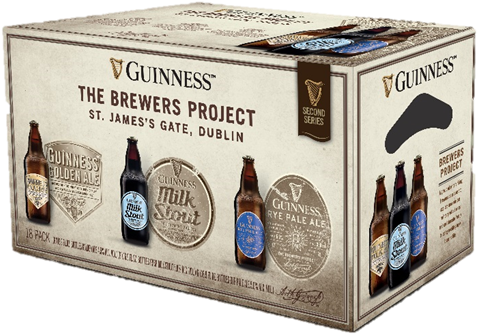 Guinness Brewers Project - Guinness 200th Anniversary Variety Pack (497x354), Png Download