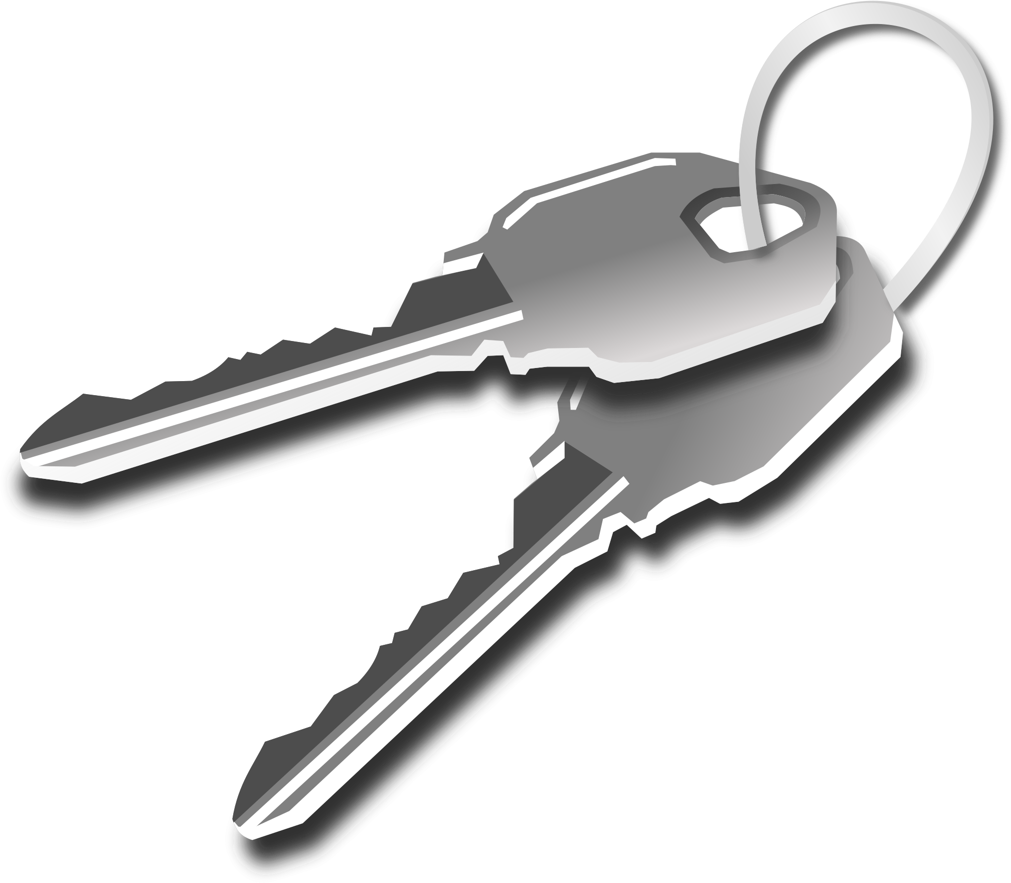 Free Golden Key Clip Art - Clip Art (2400x2400), Png Download