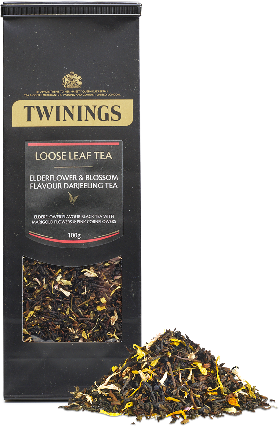 Elderflower & Blossom Flavour Darjeeling Loose Tea (1960x1494), Png Download