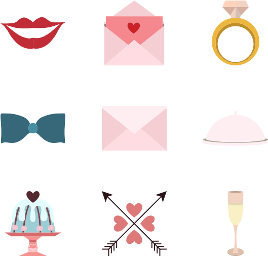 27 Wedding Icon Packs - Wedding (600x564), Png Download