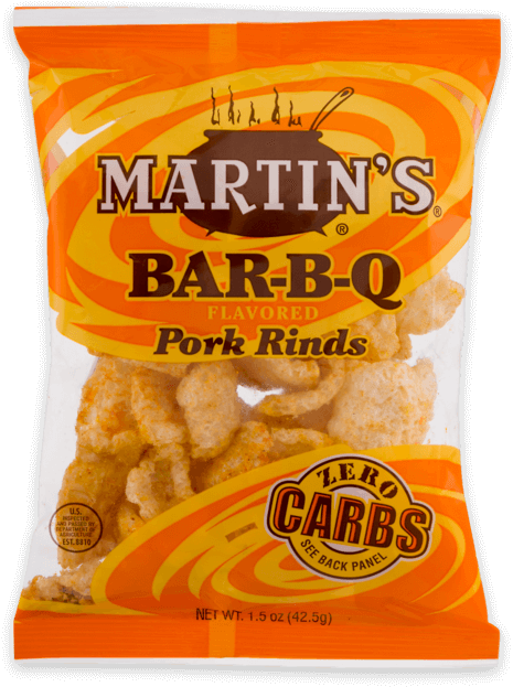 Martin's Pork Rinds Bar B Q Flavored - Martin's Pork Rinds Bar-b-q Flavored (740x834), Png Download