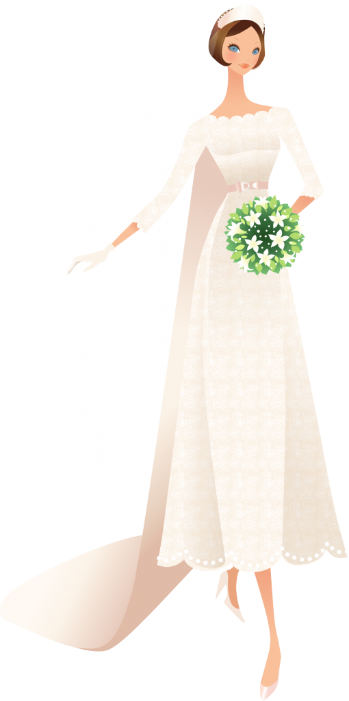 Wedding Vector Art Free Download - Bride (510x1024), Png Download