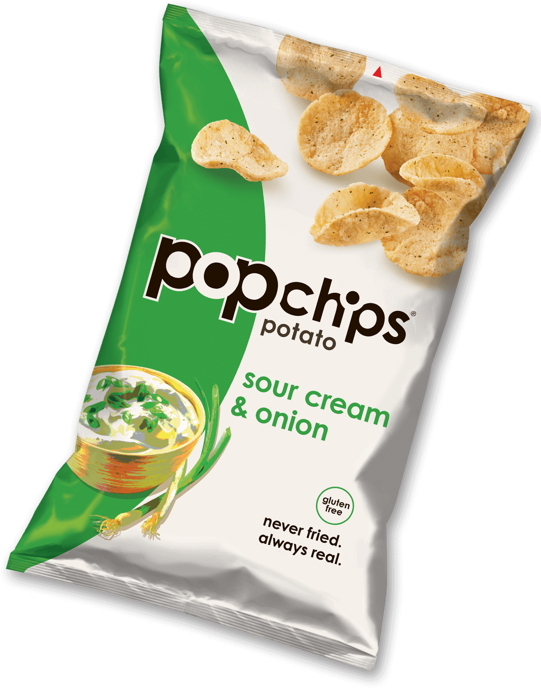 Faq 5oz Bag5 - Popchips Popped Chip Snack, Sour Cream & Onion, (1125x1405), Png Download